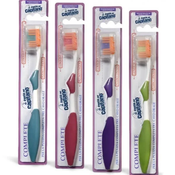 Captain's Paste Complete periuță de dinți cu peri medii — preț și oferte