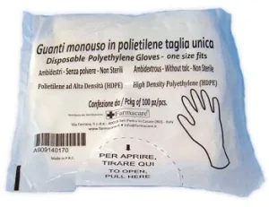 Pvc Mănuși de unică folosință O dimensiune 100 bucăți