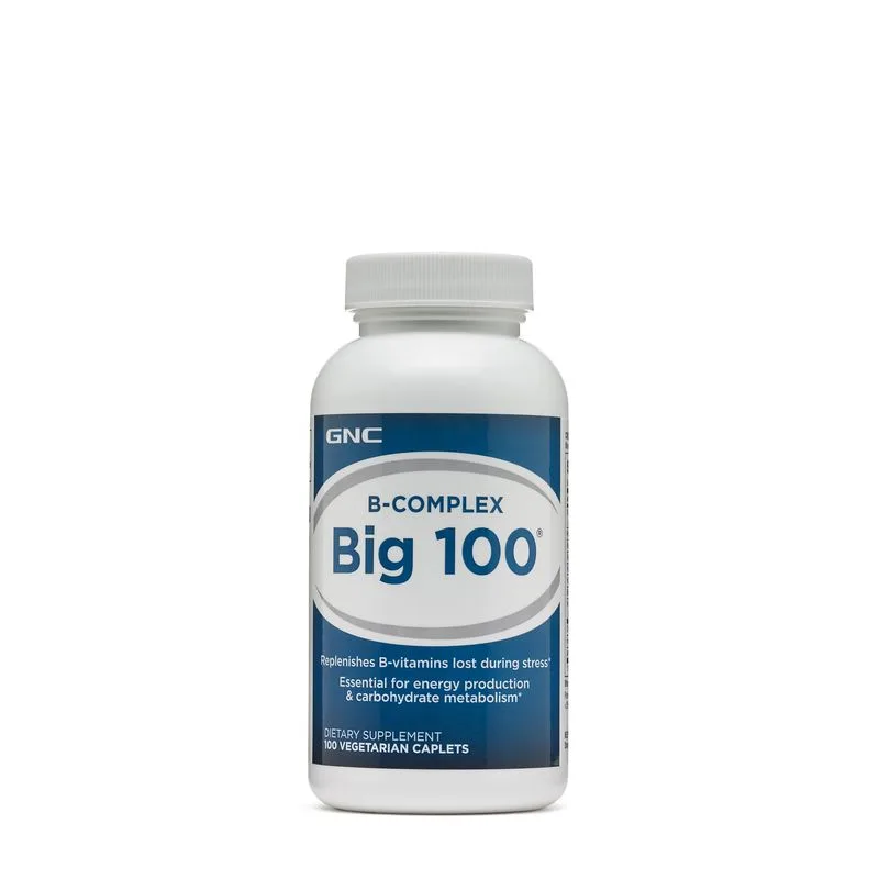 GNC B-complex Big 100, Complex De Vitamina B | 100 Tb — preț și oferte