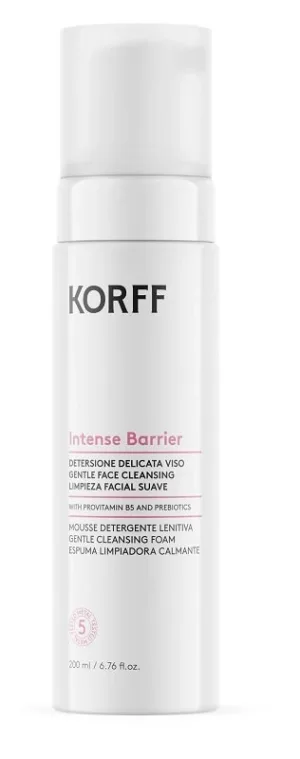 Spumă de curățare Korff Intense Barrier 200 ml