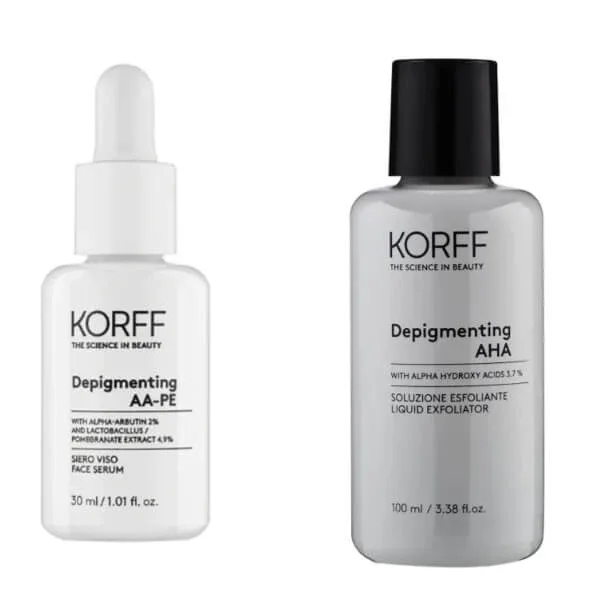 Ser de față depigmentant Korff cu soluție exfoliantă iluminatoare — preț și oferte