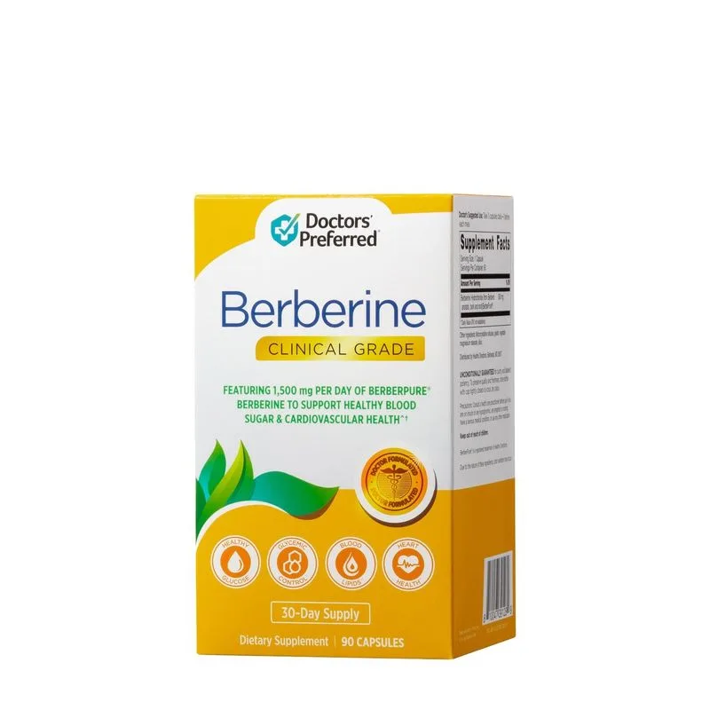 GNC Doctors’ Prefered Berberine Clinical Grade, Berberina 500 mg | 90 cps — preț și oferte