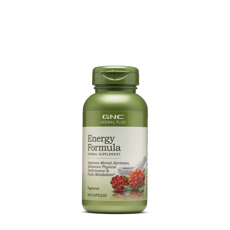GNC Herbal Plus Energy, Formula pentru Energie | 100 cps — preț și oferte
