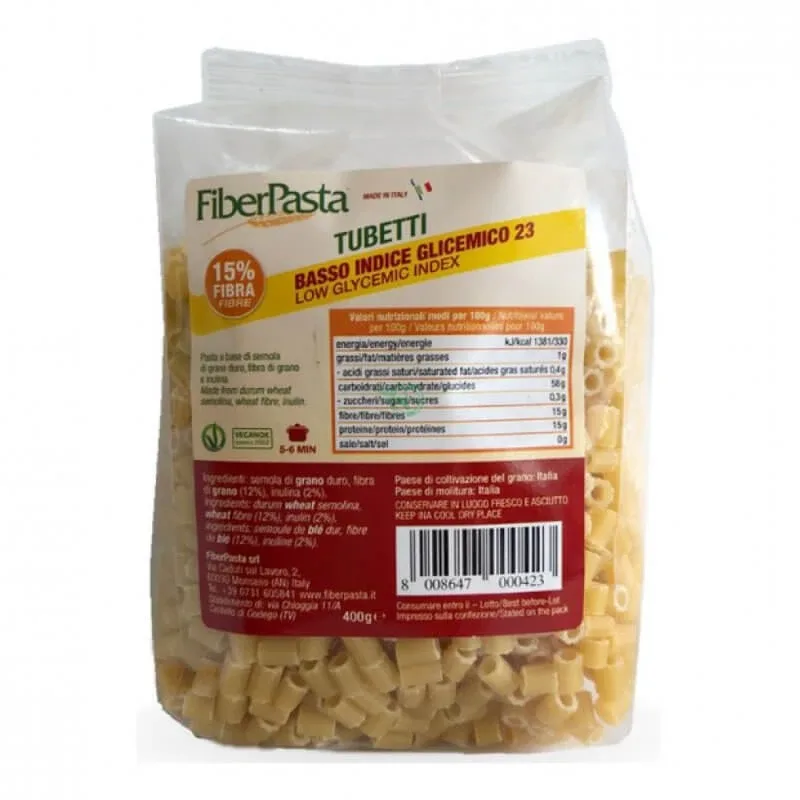 FiberPasta Tubetti 400g — preț și oferte