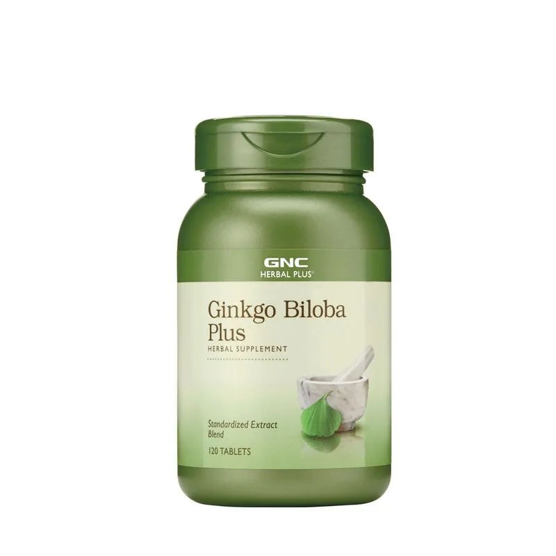 GNC Herbal Plus Ginkgo Biloba Plus | 120 Tb — preț și oferte