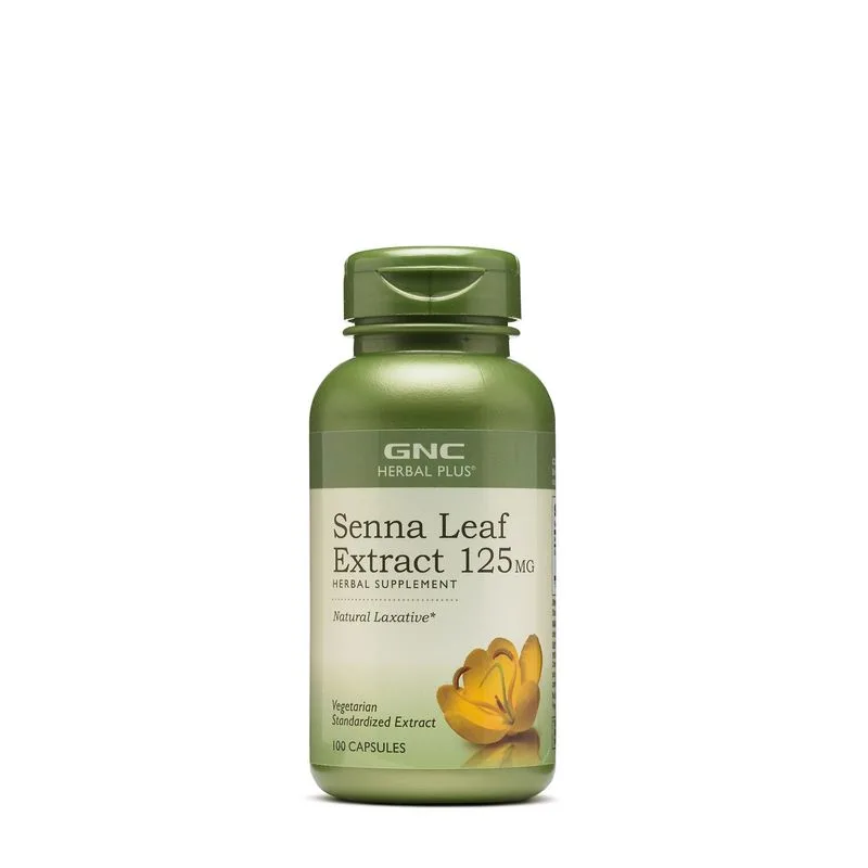 GNC Herbal Plus Senna Leaf 125 Mg, Extract Frunze De Senna | 100 Cps — preț și oferte