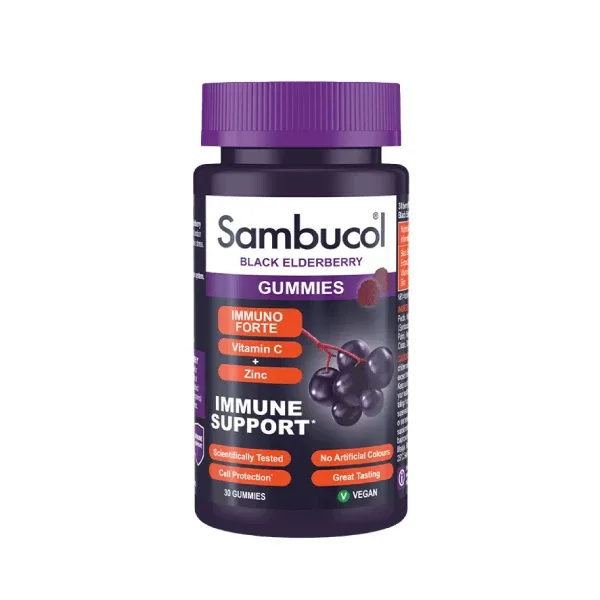 Sambucol Gummies 30 bucăți — preț și oferte