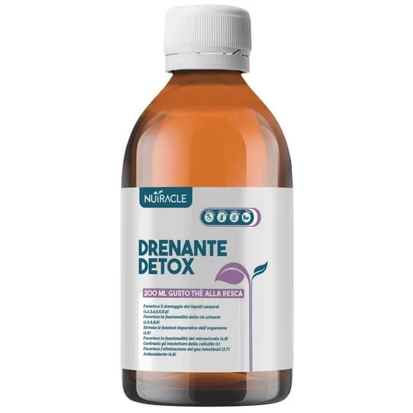 Nutracle drenaj detoxifiant aromă de ceai de piersici 200 ml — preț și oferte