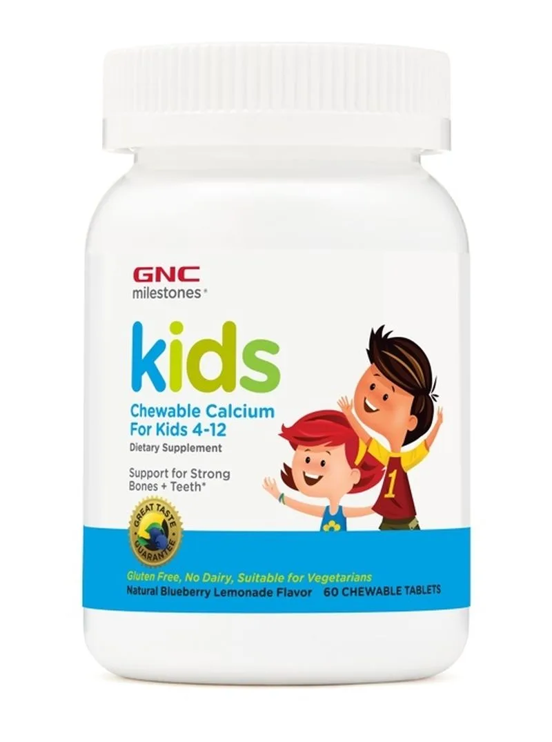 GNC Kids Calcium, Calciu Pentru Copii 4-12 Ani | 60 Tb — preț și oferte