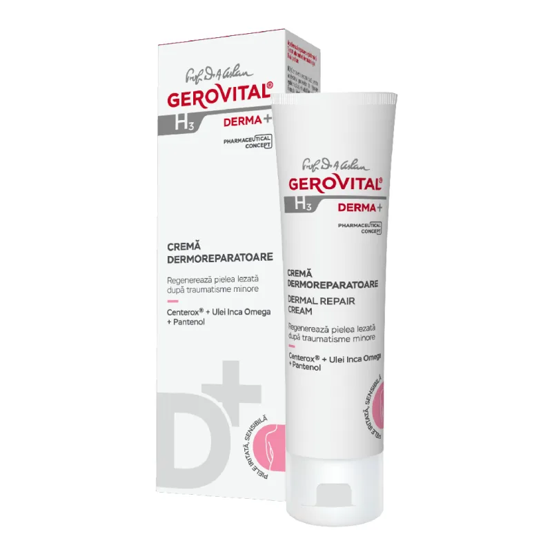 Crema dermoreparatoare H3 Derma+, 50 ml, Gerovital FARMEC — preț și oferte