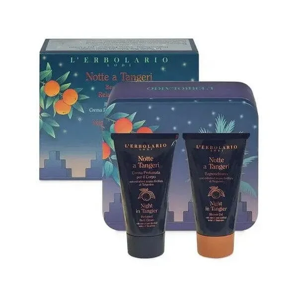 L'Erbolario Beauty Box Notte A Tangeri Baie cu spumă 75ml + Cremă de corp 75ml — preț și oferte