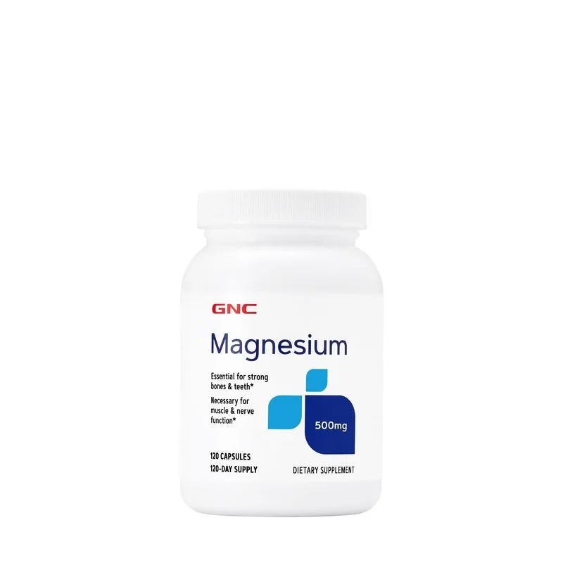 GNC Magnesium 500 Mg, Magneziu | 120 Cps — preț și oferte