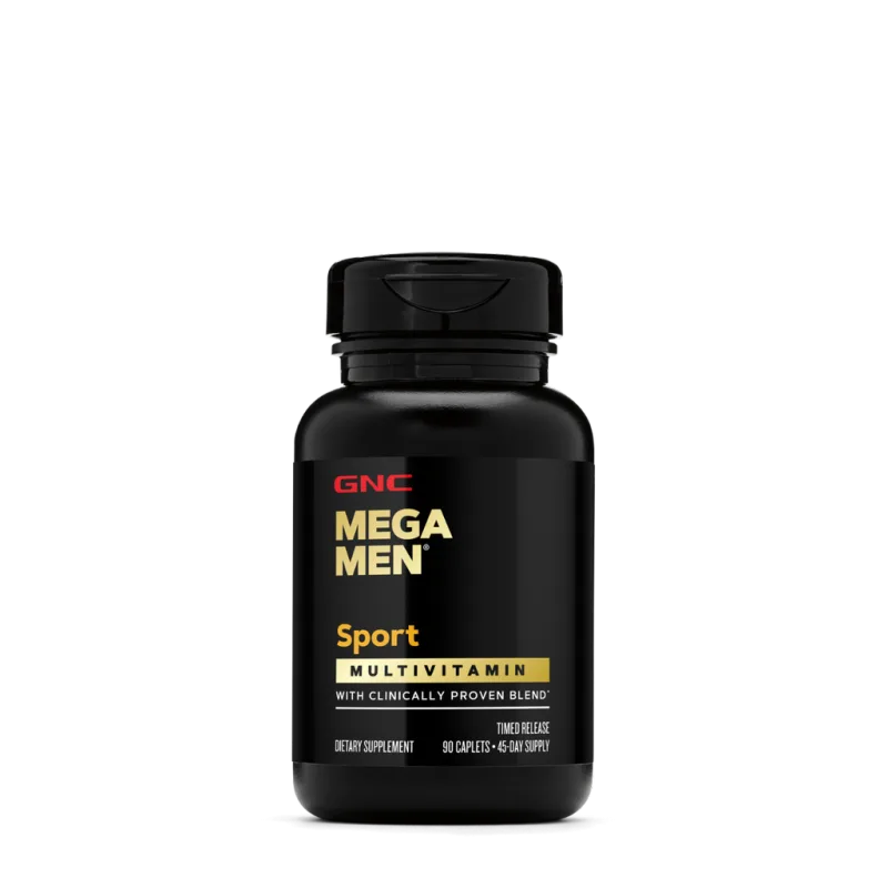 GNC Mega Men Sport, Complex de Multivitamine pentru Barbati | 90 tb — preț și oferte