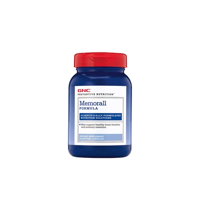 GNC Memorall, Formula Pentru Sanatatea Creierului Si Imbunatatirea Memoriei | 60 Cps — preț și oferte