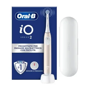 Periuță de dinți electrică reîncărcabilă Oral-B iO 2 roz cu husă de călătorie