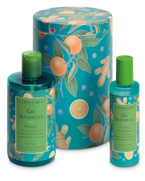 Set de cutii L'Erbolario cu gel de baie și deodorant Gin Botanicals — preț și oferte