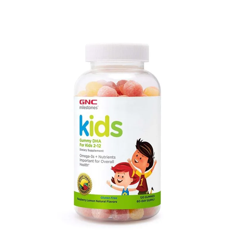 GNC Milestones Kids Omega-3 pentru copii 2-12 ani | 120 jeleuri — preț și oferte