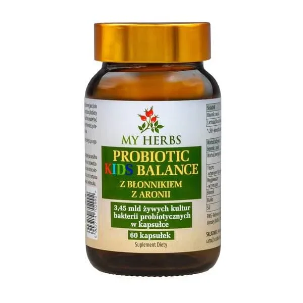 My Herbs Probiotic Kids Balance cu fibre de chokeberry, capsule, 60 buc. — preț și oferte