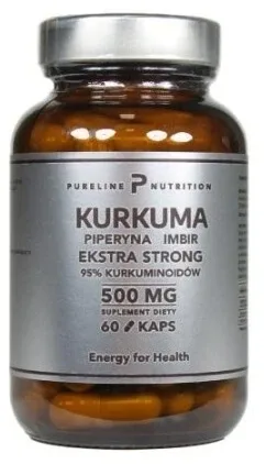 Pure Nutrition Turmeric Piperine Ginger 60 capsule — preț și oferte