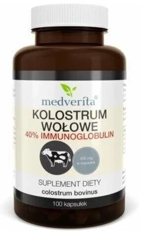 Medverita Colostrum bovin 400 mg 100 capsule