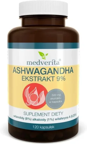 Medverita Ashwagandha 9% 120 capsule