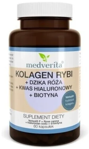 Medverita Colagen de pește + trandafir sălbatic + acid hialuronic + ...