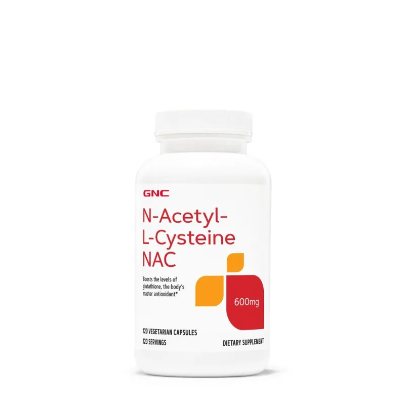 GNC N-Acetyl-L-Cysteine NAC 600 mg | 120 cps — preț și oferte