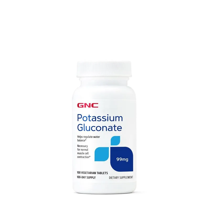GNC Potassium Gluconate 99 Mg, Gluconat De Potasiu | 100 Tb — preț și oferte