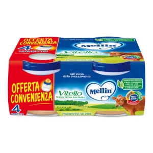 Carne de vițel omogenizată Mellin 4x80g