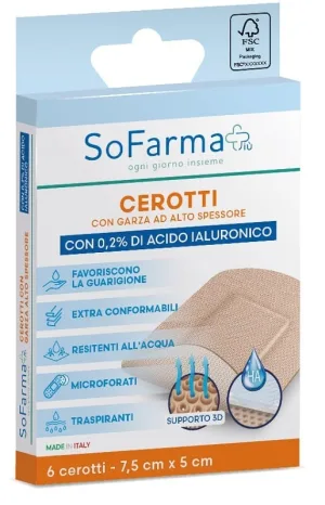 SF+ CEARĂ PENTRU CICATRICI 7.5X5 6PCS.