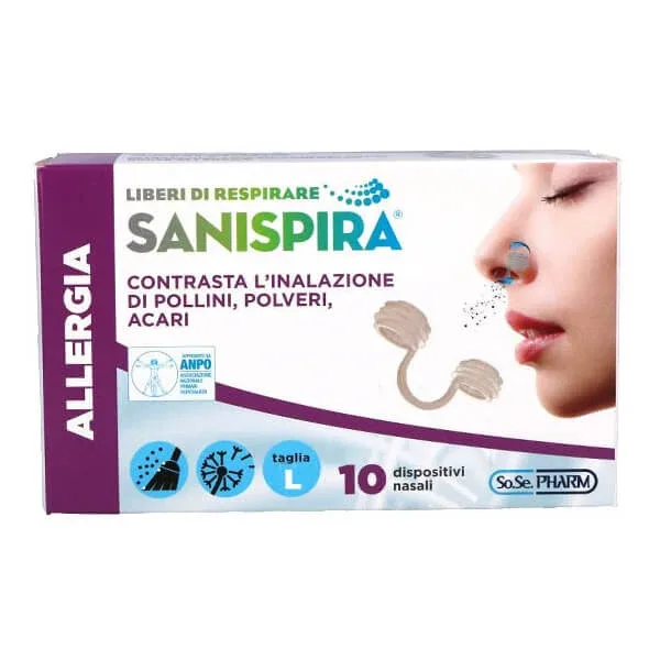 Filtru nazal pentru alergii Sanispira L 10 bucăți — preț și oferte