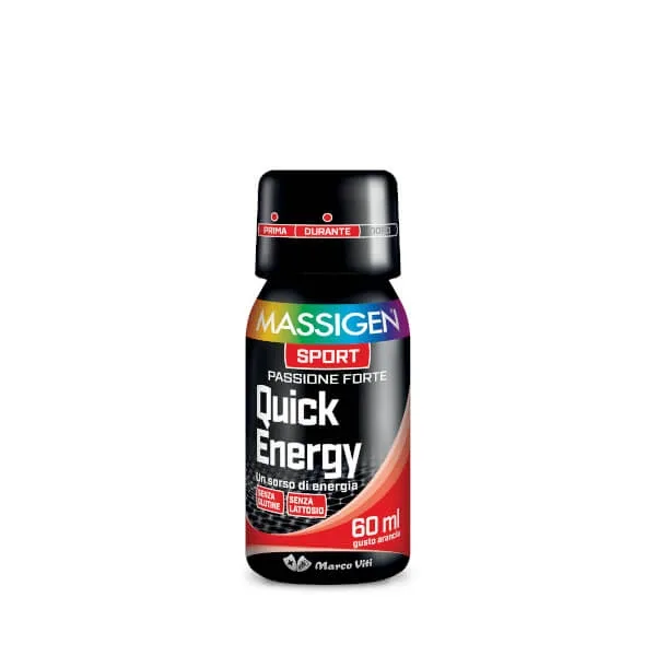 Massigen Sport Quick Energy 60ml aromă de portocale — preț și oferte