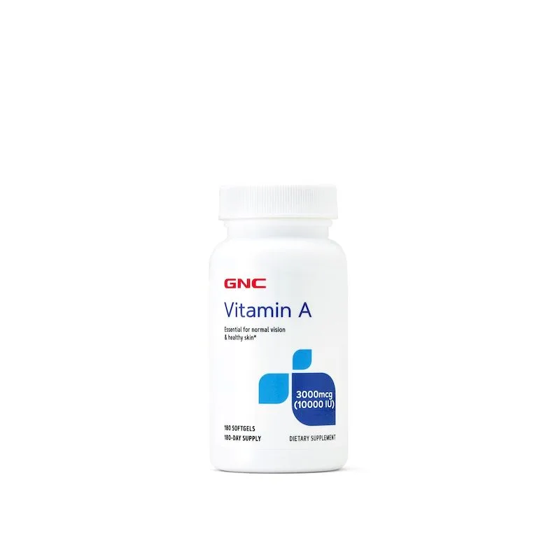 GNC Vitamin A 10.000 ui | 180 capsule — preț și oferte