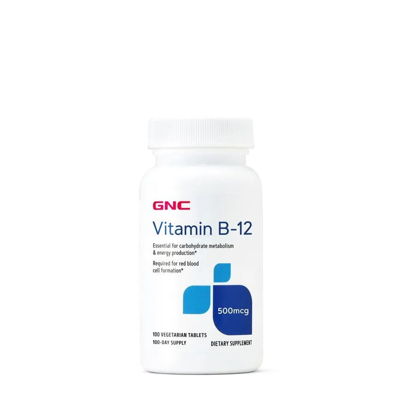GNC Vitamina B 12 500 mcg | 100 tablete — preț și oferte