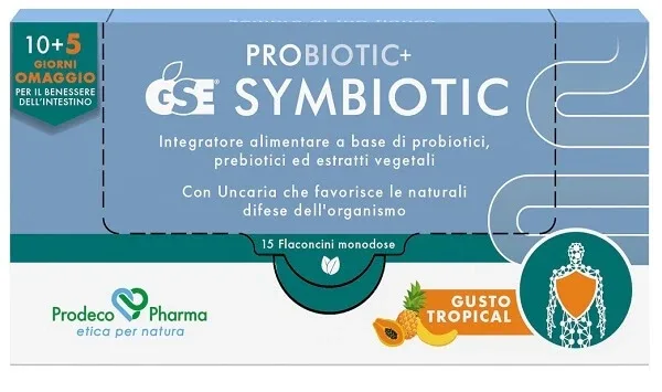 Probiotic+ GSE Symbiotic 15 flacoane aromă tropicală — preț și oferte