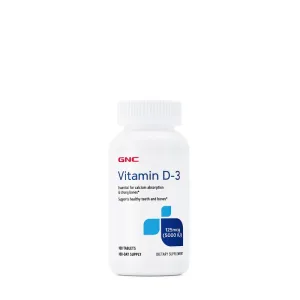 GNC Vitamina D3 5000 ui | 180 tablete