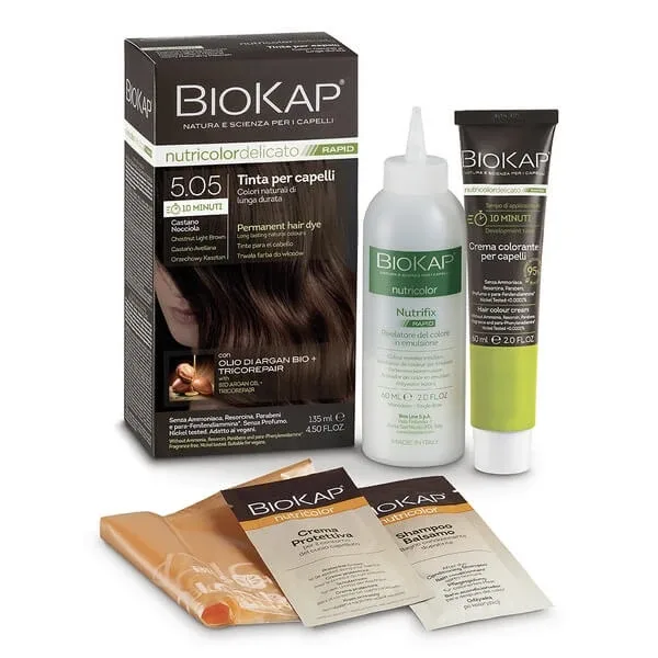 Biokap Nutricolor Gentle Rapid 5.05 Hazel Brown 135ml — preț și oferte