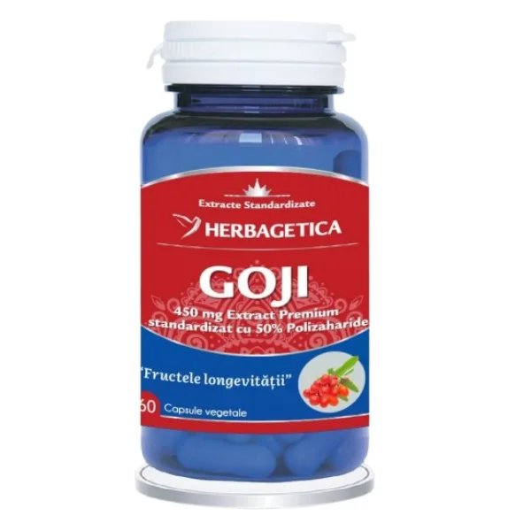 Goji, Herbagetica | 60 capsule — preț și oferte