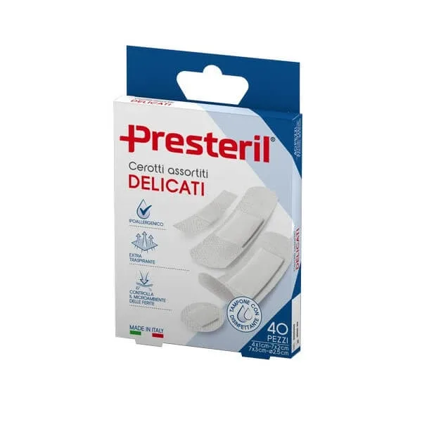 PRESTERIL Tencuieli ușoare asortate 4 pachete - 40 bucăți — preț și oferte