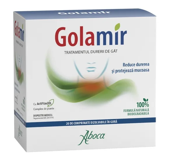 Golamir 2Act, 20 tablete, Aboca — preț și oferte