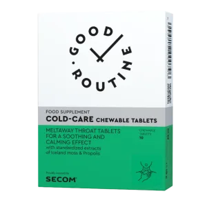 Good Routine Cold-Care, Secom | 10 tablete masticabile