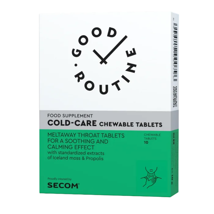 Good Routine Cold-Care, Secom | 10 tablete masticabile — preț și oferte