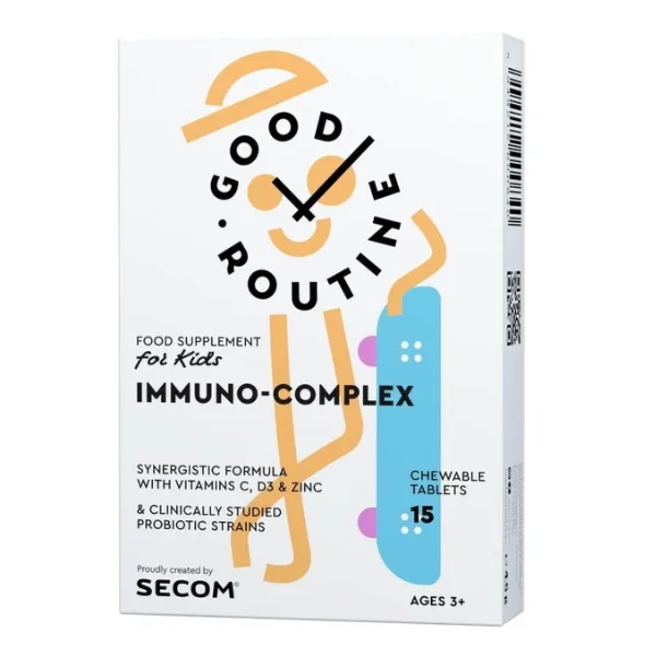 Good Routine Immuno Complex, Secom | 15 tablete masticabile — preț și oferte
