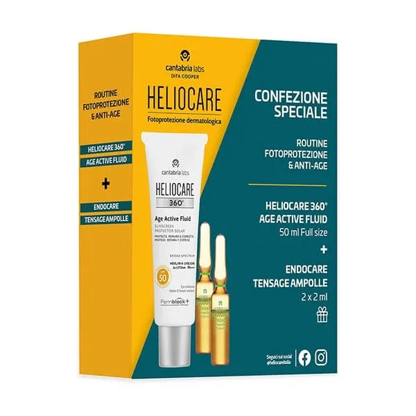 Cantabria Labs Photoprotection & Anti-Age Routine Heliocare + Endocare — preț și oferte