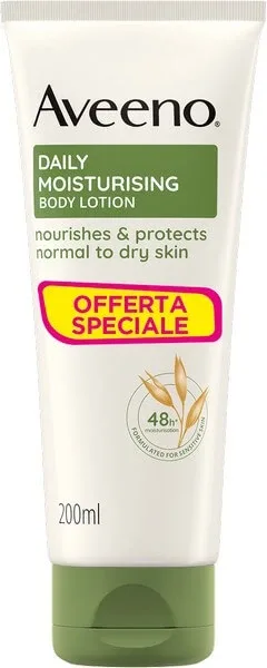 Aveeno cremă hidratantă pentru corp pentru piele uscată cu ovăz coloidal