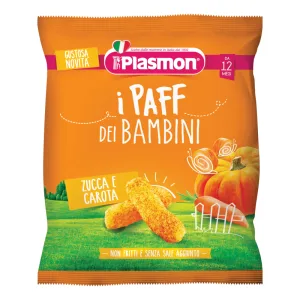PLASMON PAFF Snack Dovleac/Car.