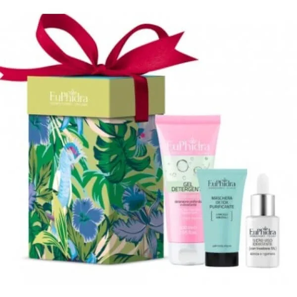 Set facial Euphidra Ritual Purity cu produs de curățare și mască de detoxifiere — preț și oferte