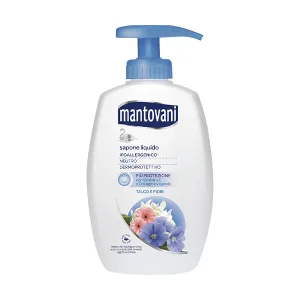 MANTOVANI BAZĂ DE SĂPUN LICHID NEUTRU 300ML.TALC ȘI FLORI ALBE