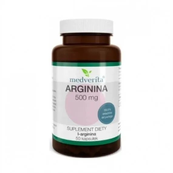 Medverita Arginină 500 mg 50 capsule — preț și oferte