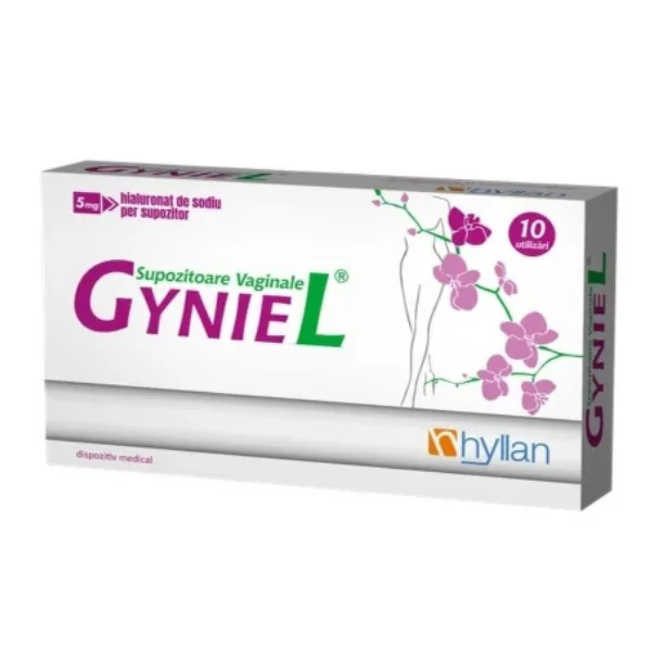 GynieL supozitoare vaginale, Hyllan Pharma | 10 supozitoare — preț și oferte